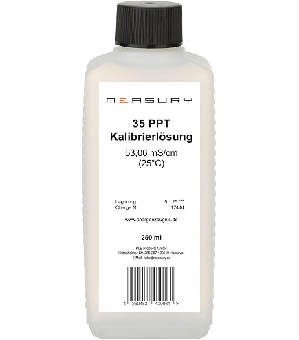 FSR 35 PPT Kalibrierlösung – Für Salzwasser-Messgeräte, Ca. 50 Ml