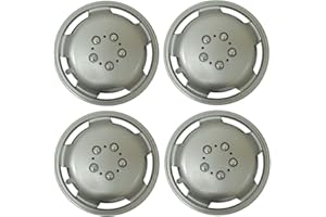 UKB4C Set 4 x Extra Deep Dish Commercial Wheel Trims/Hub Caps for Vans Motor Homes & Mini Buses (15")