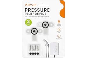 Aieve Pressure Relief Device for Triton,2-Pack Pressure Relief Device PRD Inc Rubber Ball and O Ring Valve Shower Spares Parts Compatible with Triton Electric Showers (Replace of 82800450)