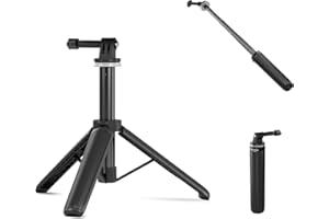 NEEWER BASIC Selfie Stick Tripod for DSLR Action Camera Webcam, Mini Vlogging Video Desk Stand Accessories Compatible with GoPro Hero 13 12 Insta360 DJI Osmo Action 5 Pro AKASO EK7000 Brave 4 7, TP46