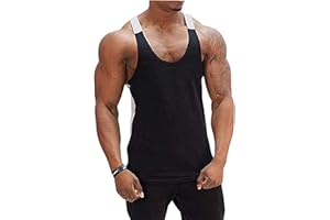 HOTCAT Tank top Herren Fitness Bodybuilding Stringer Tanktop Herren Gym Muskelshirt Trägershirt Tank Top Stringer unterhemd Herren schnelltrocknend