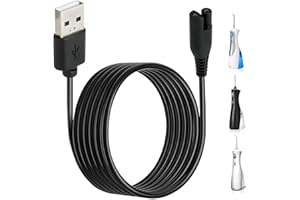 GBULTR Water Flosser Charger for Waterpik Replacement Charger Cable for Water Flosser USB Charging Power Cable Compatible with WP450EC WP462EC GS8-1 WP360 WP360W WP440 WP462 WP465 WP462W WP450