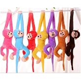 Peluş Maymun 70 cm, Elleri yapışan Sevimli 2 ADET Farklı RENK