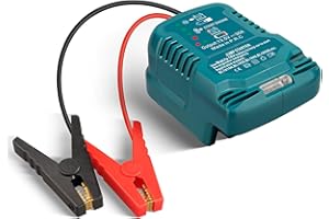 YNDZ Jumper Adapter Jumper Cable Clamps with Adapter for Makita 18V Battery,Assisting Battery Jumper Starter, 18V Portable Automotive Booster Cables for Cars Trucks Vehicles (11 AWG)