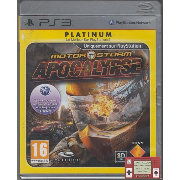 Jeu PlayStation 3 MotorStorm - Version Française Complète - En Très Bon état (TBE)