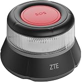 ZTE E1 Beacon V16 Approved and Connected to DGT, Emergency Light 360&deg;, Waterproof IP54, Geolocation 3.0, Battery 9V, Magnetic