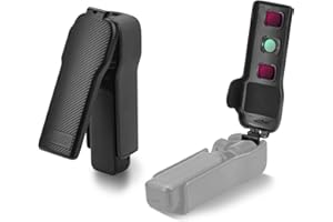 BRDRC Pocket 3 Cover Case Akcesoria, Gimbal Flip Ochronna osłona obiektywu Pokrywa Pokrywa Mieści 3 Filtry do DJI Osmo Pocket 3 Creator Combo (czarna), Czarny, osmo pocket 3 protective cover, Do etui