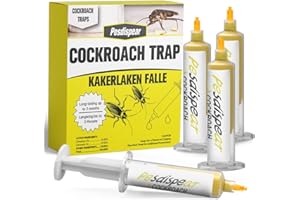 Pesdispear Trappole Scarafaggi, Trappole per Blatte, Trappola Scarafaggi, Blatte da Interno 4 Pezzi