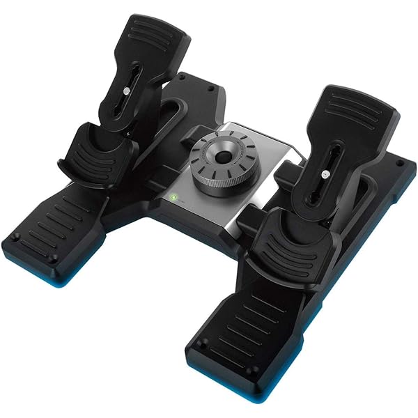 Logitech G Pro Flight Rudder Pedals : Amazon.co.za: Video Games