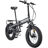 Nilox E Bike X3, Fat Bike Elettrica A Pedalata Assistita, 20”, 36V/250W –  Adulto, Nero, Taglia Unica : Sport e tempo libero