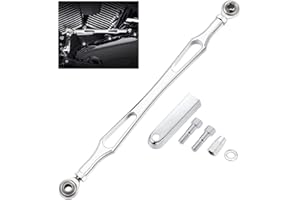 Amazicha Chrom Schaltgestänge kompatibel für Harley Davidson Softail Dyna Touring Road King Electra Street Glide Tri Glide 1986-2022