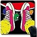 Produktbild Mousepads Running Sneakers Jeans Street Sports Erholung Skater Bow City Rabatte Zeichnungsentwurf Go Oblong Shape 18X22Cm Rutschfeste Gaming-Mausunterlage