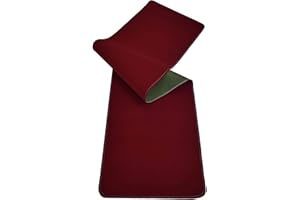 Casatessile Tappeto cucina passatoia antiscivolo largo 50 cm. TINTA UNITA VELLUTATA Corsia Lavello, Tappeti Multiuso Lavabile. - BORDEAUX, 180 cm.