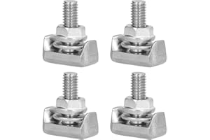 Buachois 4 Pièces Borne de Batterie de Voiture, T Boulons en Acier Inoxydable 19116852 Accessoires de Remplacement T-Bolts Pièces de Rechange de Réparation