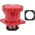 FILFEEL Connettore Industriale a 5 Pin, Presa Diritta 380-415V 63A per Agricoltura, 3P+N+E, Cinque Core Trifase, Impermeabile