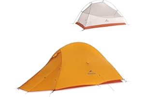 Naturehike Cloud up pro Tenda da Campeggio Leggera per 1 Persona, Facile da Montare, Antivento e Impermeabile, Tenda a Cupola per Viaggi All'aperto e Trekking