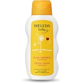 Weleda - Baby Calendula Body Milk Sensitive Skin 200ml | Calendula, Hydrates &amp; Nourishes, Soothes &amp; Protects, Sensitive Skin,