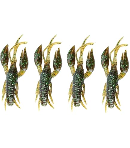 NIKKO Craw 3.2 Inch Soft Plastic Fishing Lure - Floating Scented Bait