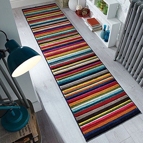 Flair Rugs Espectro Tango Alfombra, Multi, 60 x 230 cm