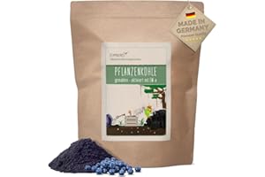 DIMIKRO Pflanzenkohle - fein gemahlen - mit Effektiven Mikroorganismen - für Terra Preta Schwarzerde und als Kompoststarter (5 l)