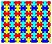 Produktbild Autism Puzzle Craft Vinyl Sheet Rectangle Mouse Pad 240x200x3mm Thick by iCustom&Shop (818108)