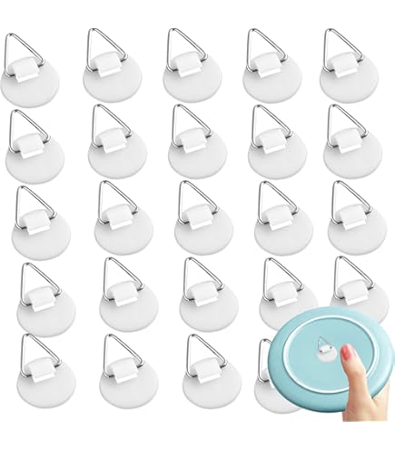30 stuks wandplaathangers, zelfklevende fotohanger plaathouders voor muren, framehangers zonder spijkers, voor het weergeven van decoratieve platen en muurkunst (rond vierkant 30 stuks wandplaathangers, zelfklevende fotohanger plaathouders voor muren, framehangers zonder spijkers, voor het weergeven van decoratieve platen en muurkunst (rond vierkant
