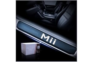 CWWHY Auto Kohlefaser Einstiegsleisten Für SE-AT Mii Tuning Zubehör 4 STÜCKE Auto Scuff Plate Türschwelle Sill Aufkleber