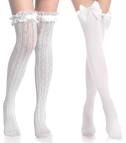 Boland - Overknee kousen Shine, stay-up kousen voor carnaval