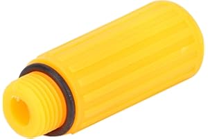 SHANRYA Kompaktowa konstrukcja Żółta wysokiej jakości nasadka wentylacyjna sprężarki powietrza 15,5 mm, 5 sztuk odpornych na korozję części sprężarki powietrza, zapobieganie starzeniu się pompy