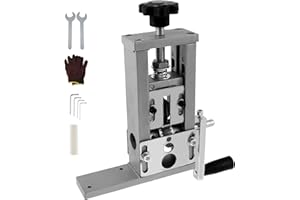 BOBASH Spelacavi Manuale, Spellacavi Elettrici per Cavo in Rame da 1-25mm, Pinza Spelafili Elettricista Alimentata, Macchina Spelafili Manuale, Spelafili Manuali Utilizzato, Spelacavi Manuale Professionale