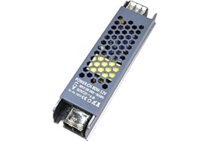 NUOVA GERMANY Alimentatore Professionale 6.6A DC 12V Trasformatore Ampere Stabilizzato AC110/220V Super silenzioso Senza ventola (12V 80W)