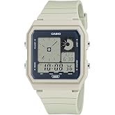 Casio &Uuml;niseks yetişkin LF-20W-8ADF Kol Saati Krem Standart