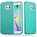 Produktbild Cadorabo Hülle für Samsung Galaxy S6 Edge - Hülle in Sternenstaub TÜRKIS – TPU Silikon und Hardcase Handyhülle im Glitzer Design - Hard Case TPU Silikon Schutzhülle