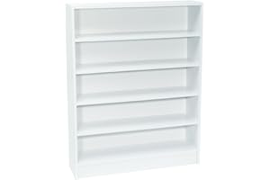 WERKA PRO Meuble rayonnage Blanc 5 étagères