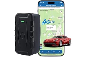 TKMARS Localizador GPS para Coche 4G 20000mAh GPS Tracker Magnético para Flota Automóviles Camión IP67 Localizador de Seguimiento en Vivo a Prueba de Agua Múltiples de Alerta App Gratuita Sin Suscripción
