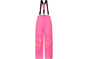 Mountain Warehouse Honey Kids Snow Pants - Snowproof Childrens Trousers, Water Resistant Rain Pants with Zipped Pockets - for Sports, Skiing Holidays, Snowboarding