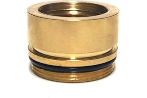 TAP MAGICIAN Brass Adaptor Bush for Ceramic tap Cartridges 3868R Franke Olympus Eiger Atessa Augusta Basel Davos J Filterflow Krios Muri Tasso