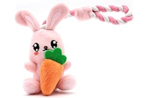 Croci Baby Tails - Gioco con Corda per cani in stile Coniglio, per cuccioli e cani taglia piccola, dimensione 25 cm