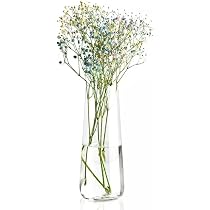 Car Bomboniere Ops Vaso Potiche In Vetro Trasparente - 15x15x30 Cm - Ideale Per Regali Matrimonio