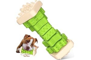 RUXAN Zabawka dla psa, niezniszczalna dla agresywnych żucia, 3 w 1, wytrzymała zabawka o smaku mleka, interaktywna zabawka dla małych, średnich i dużych psów