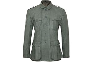 Epic Militaria Réplique WW2 Allemande M40 Tunique en Laine Grise