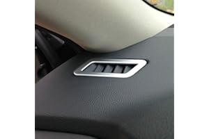 Kadore ABS Matte Front Interior Air Condition Vent Outlet Cover Trim for Nissan Qashqai 2014 2015 2016 2017 2018 2pcs