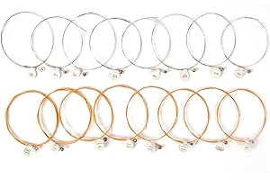 Strings for Lyre Harp, AKLOT 16Pcs Steel Strings Set for Lyra harp