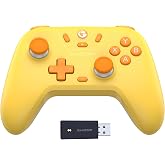 GameSir Nova Lite Multi-Platform Wireless Gaming Remote, PC, Steam, Switch, iOS and Android Compatible Hall Effect 20Hz Turbo Wrap