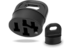 Adiwo Protections de Contact pour Vélo électrique Bosch, 2PCS Couverture de Batterie Ebike, Accessoires de Batterie de Vélo électrique(Noir)