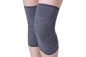 INSZKOOS 1 paio di Ginocchiere invernali in lana per adulti, Unisex invernali addensare ginocchiere, Spesse e Calde Gambe Scaldamuscoli, Supporto Protettivo per Sci, Ciclismo, Danza, Corsa, artrite, tendinite