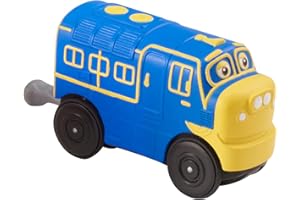 Chuggington Treno Giocattolo - Trenino Elettrico per Bambini con Attivazione Touch Brewster Miniatura Locomotiva Giocattolo, Giocattolo Regalo Bambina 3 4 5 anni, Blu 9.5cm