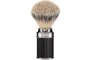 M MÜHLE MÜHLE Traditional Silvertip Badger Shaving Brush, Black