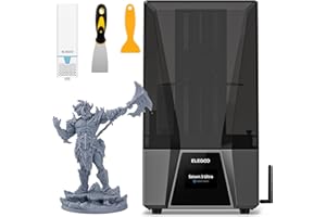 ELEGOO Saturn 3 Ultra 12K UV Lichthärtender MSLA Resin 3D Drucker mit 10 Zoll Monochrom-LCD Neuer ACF Trennfilm Wi-Fi Übertragung Große Druckgröße von 218.88 × 122.88 × 260 mm