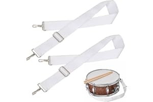 HELWEET Correa de Tambor, Correa para el Hombro del Tambor, Cinturón de tambor, Snare Militar Tambores Correas, cinturón de Hombro de tambores Militar, Accesorios de Instrumento